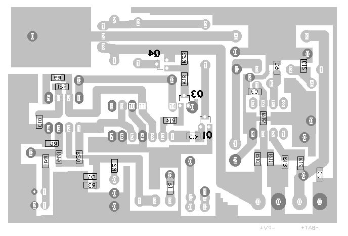 PCB Bottom View, Lazure Solar Charge Controller