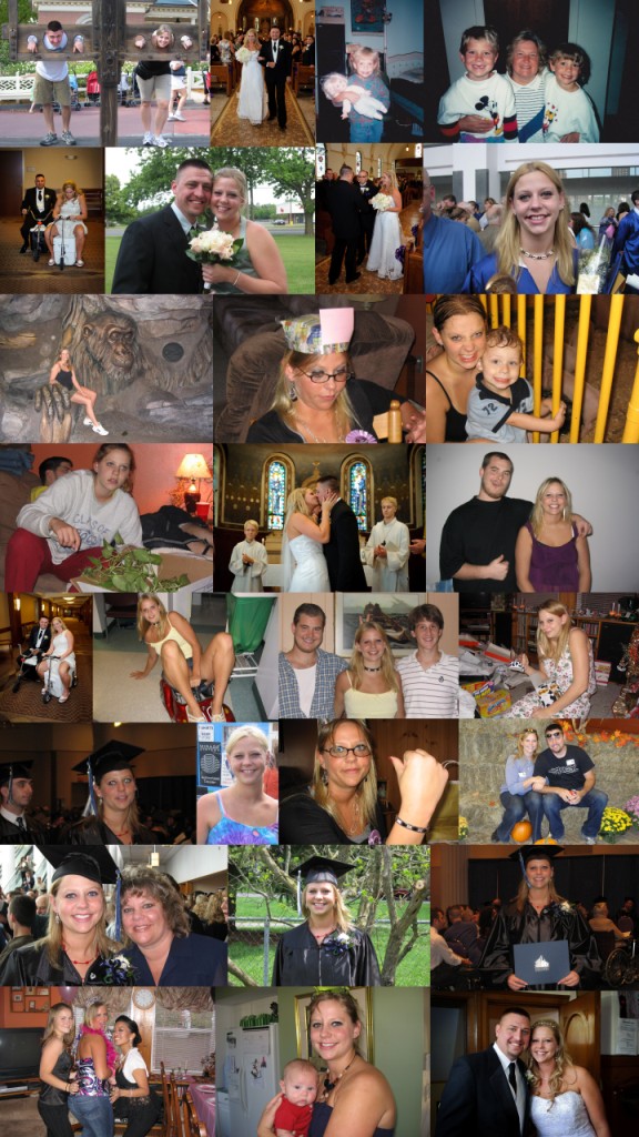 Collage of Sarah Lazure, Greg Coleman, Bubbles