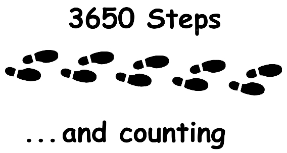 The 3650 Steps Logo