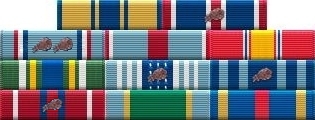 SSGT Bill Lazure Ribbons and awards